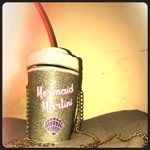 Mermaid martini glamour cross body bag